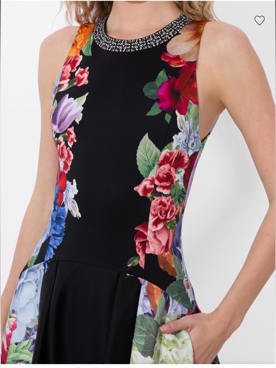 Alice + Olivia Adley Drop Waist Midi Dress - Picture 4 of 9